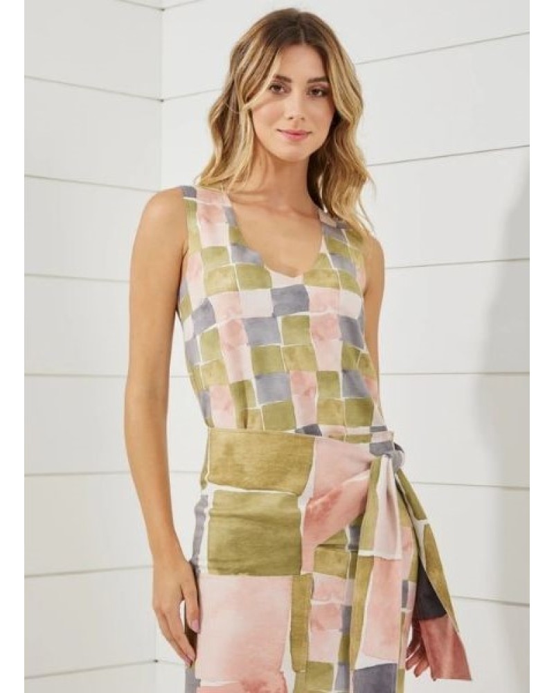 Blusa Grazi Nobu Pink Poá